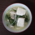 ayyaayayay's cooksnap of when they made ☆水菜･エノキ･豚バラ･豆腐~生姜味噌汁.