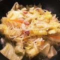 モケ缶's cooksnap of when they made ささっと♪ウインナー春キャベツ炒め.