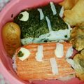 まきん家's cooksnap of when they made こどもの日キャラ弁☆鯉のぼりおにぎり.