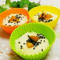 旦那は皿洗い's cooksnap of when they made カボチャ蒸しパン.