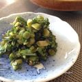 sinoko☆'s cooksnap of when they made 簡単☆らっきょうの葉の醤油漬け♪♪.