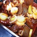 ぷーしん527's cooksnap of when they made 韓国風☆辛旨！牛すじ煮込み～キムチ添え～.