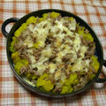 えいとさん's cooksnap of when they made 旬のかぼちゃと合びき肉の重ねオーブン焼き☆.