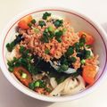 とまとま１０'s cooksnap of when they made ☆お豆腐ジャージャー麺☆.