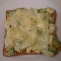 龍青空ママ's cooksnap of when they made 激ウマ☆アボはんぺんチーズトースト♪.