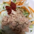ジンベイ5's cooksnap of when they made ピリ辛豆腐サラダ.