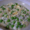 gakky's cooksnap of when they made グリンピースの卵とじ雑炊.