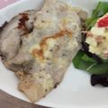 tea's cooksnap of when they made ビールにも☆豚肉のカリカリチーズ焼き.
