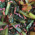 meym1128's cooksnap of when they made Caたっぷり、桜えびとほうれん草の和え物.