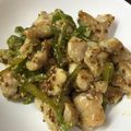 natume818's cooksnap of when they made 鶏肉とピーマンの粒マスタード炒め.