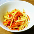 ﾁｲﾁｬﾝﾏﾏ's cooksnap of when they made 冷やして美味☆じゃがいもと人参の和え物.