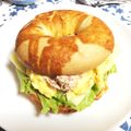 misuzu1122's cooksnap of when they made ♡cheeseツナたまベーグル♡.