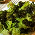 毎日楽しい's cooksnap of when they made サニーレタスと韓国海苔の簡単サラダ♪.