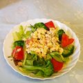 龍青空ママ's cooksnap of when they made 焼き付けおぼろ豆腐のせ☆ベーコンサラダ.