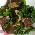 のえもゆ's cooksnap of when they made 春菊とかつおのたたき、わさび風味で.