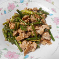kana叶's cooksnap of when they made 豚肉とにんにくの芽のオイスター炒め♪.