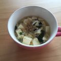 ♡りっくんママ♡'s cooksnap of when they made 豆腐とわかめの卵スープ.