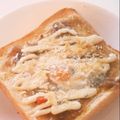 ＊tutumi＊'s cooksnap of when they made リメイク◎月見マヨ焼きカレートースト.