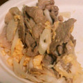 クック58YCY3☆'s cooksnap of when they made 豚こまと長ねぎの卵炒め.