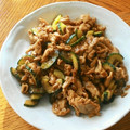 ふくめい's cooksnap of when they made 【覚書】豚ときゅうりの生姜炒め.
