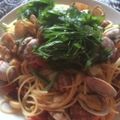 りるみな's cooksnap of when they made フレッシュトマトで簡単☆ボンゴレロッソ.