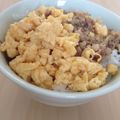 kachin☆'s cooksnap of when they made 母の味☆味噌バター卵と挽肉のそぼろご飯.