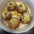 MrsMoon's cooksnap of when they made マッシュルームの肉詰めチーズ焼き☆.