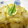 低カロ探検隊's cooksnap of when they made 新玉葱と麩の卵とじ.