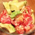 ★☆みーしゃ☆★'s cooksnap of when they made 定番！アボカドとトマトの酢醤油和え.