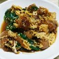 コンティウルズ's cooksnap of when they made ごま油香る！お麩とニラの卵とじ☆.