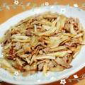 クック漣ちゃん's cooksnap of when they made 筍と牛蒡と豚肉の炒め物（竹筍牛蒡炒肉絲）.