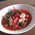 りっきぃ－'s cooksnap of when they made 豚肉とニラトマ炒め.