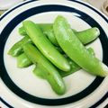 3時のおやじ's cooksnap of when they made 超簡単☆蒸しスナックエンドウ.