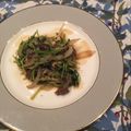 ナピト's cooksnap of when they made 豆苗と牛肉の炒め物.
