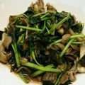 香園るな's cooksnap of when they made 小松菜とわかめと舞茸の煮浸し.