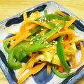 みぽぴぽ's cooksnap of when they made ピーマン・人参・油揚げのきんぴら♪.