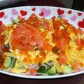 依莉菜's cooksnap of when they made 【お祝い向け】親子ちらし寿司.