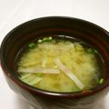 赤い電話's cooksnap of when they made キャベツとベーコンの味噌汁.