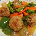 みーゃんmcz's cooksnap of when they made 肉団子とピーマンの生姜炒め.