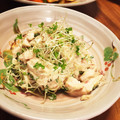 なちゅよん's cooksnap of when they made かいわれ大根と鶏の梅肉マヨネーズあえ.