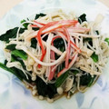 クック26352G☆'s cooksnap of when they made 簡単すぎっ！ほうれん草とエノキのおひたし.