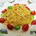 ☆yamanou★'s cooksnap of when they made 釜揚げシラスとソラマメのペペロンチーノ.