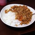 にほん魂's cooksnap of when they made たけのこ入りドライカレー★温泉たまご.