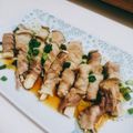 oいちo's cooksnap of when they made レンジで簡単♪おろしぽん酢エリンギ肉巻き.
