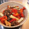 ささゆき77's cooksnap of when they made 牛肉と長芋、パプリカのオイスター炒め.