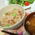 わかなおママ's cooksnap of when they made たけのこと鶏肉の炊き込みご飯.
