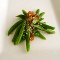 melmarilyn's cooksnap of when they made いんげんの梅おかかあえ.