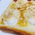 ❋ponpon❋'s cooksnap of when they made はちみつ＆きな粉のマシュマロトースト.
