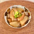 コムギ大好き's cooksnap of when they made 皆大好きな【大根とこんにゃくの煮物】.