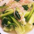 ★ゆみまま★'s cooksnap of when they made チンゲン菜のカニ餡掛け風♪.